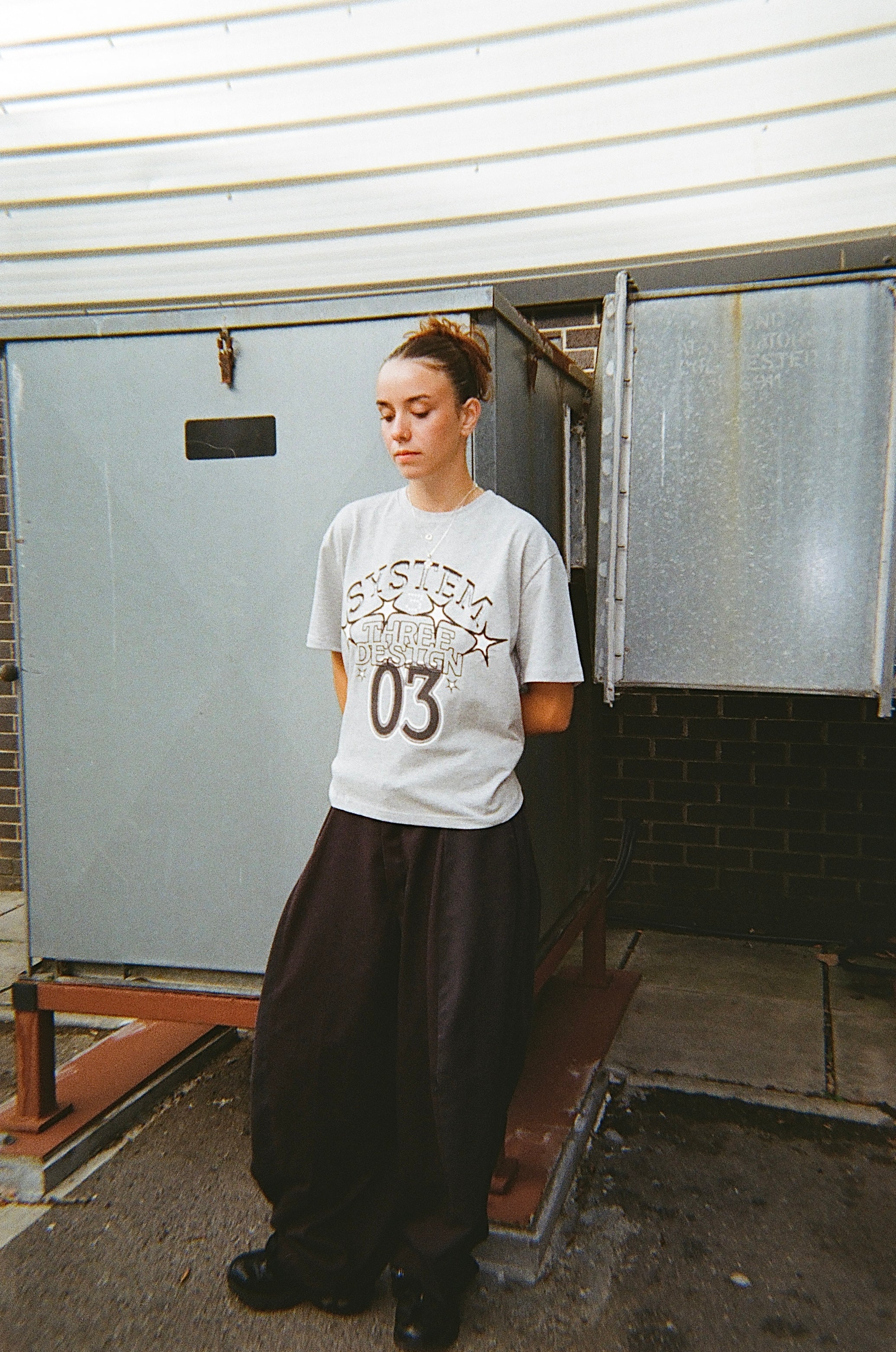 System Three Overlogo Tee - Grey