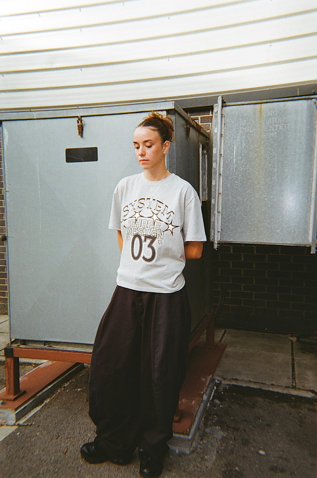 System Three Overlogo Tee - Grey