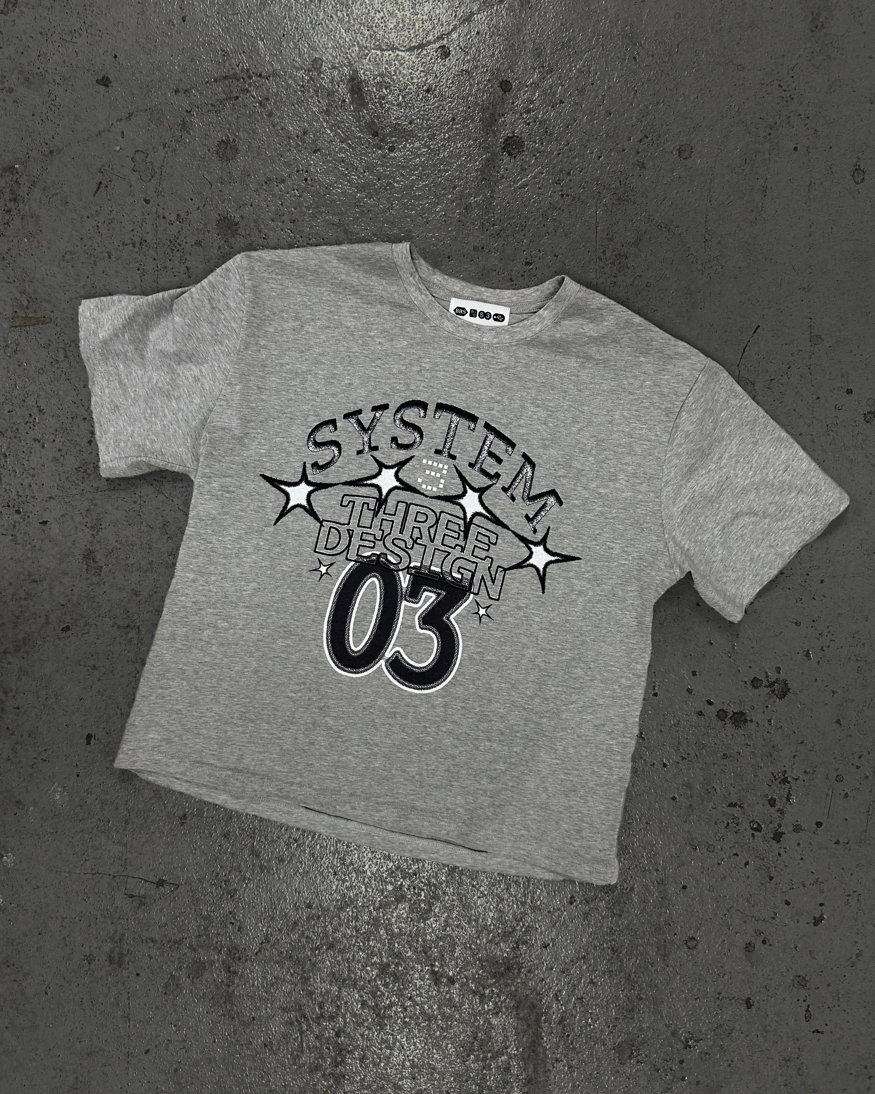 System Three Overlogo Tee - Grey